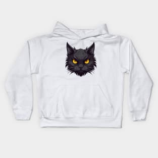 Black cat Kids Hoodie